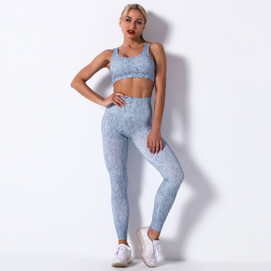 Conjunto de Yoga Deportivo con Estampado Realzador - Image 4