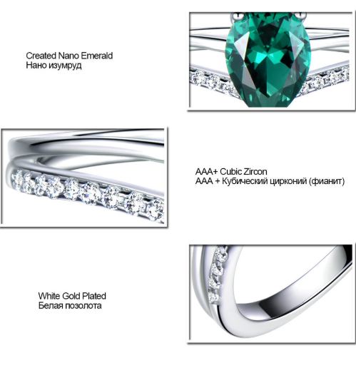 Anillo Esmeralda Elegante - Image 2