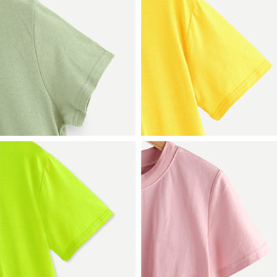 Blusa Casual Estampado Margaritas Manga Corta para Mujer - Image 22
