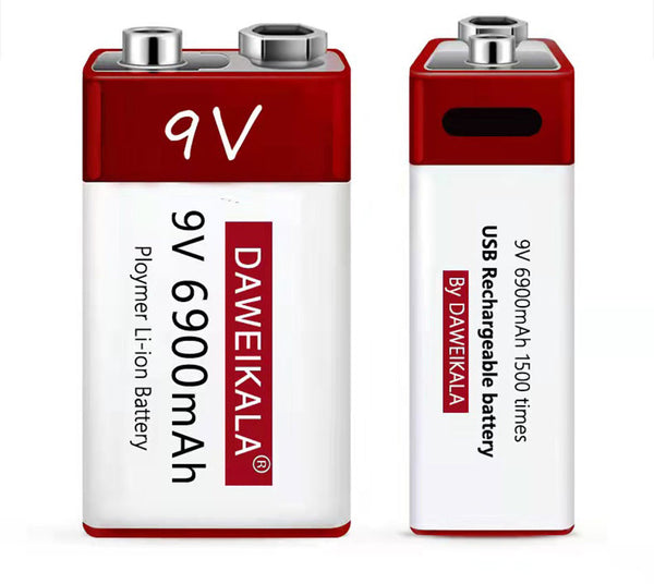 Batería de Litio Recargable 9V para Multímetro