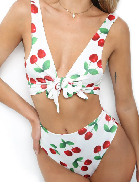 Bikini Reversible con Nudos - Traje de Baño Dos en Uno - Image 5