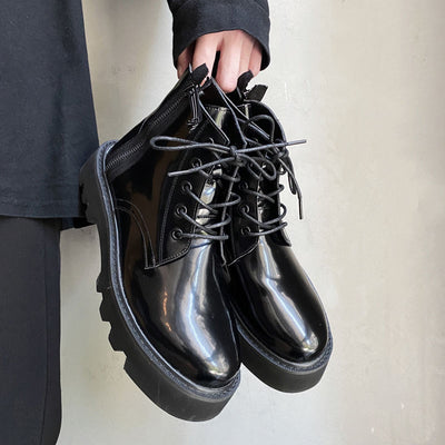 Botas Altas Martin para Hombre Estilo Británico Clásico - Image 11
