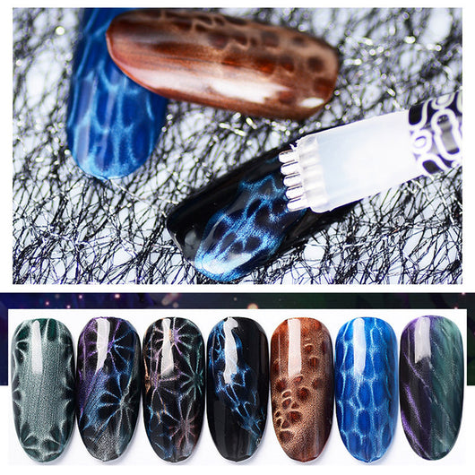 Bolígrafo Magnético Doble Punta con Diseño de Flor de Cerezo para Nail Art - Image 4