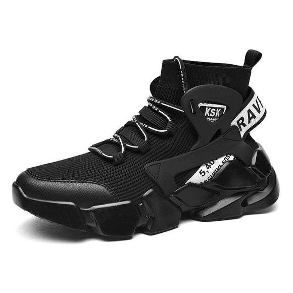 Zapatillas Deportivas Altas Transpirables con Plataforma - Estilo Casual Moderno