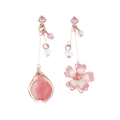 Aretes de Flor de Cerezo - Diseño Elegante y Delicado - Image 3