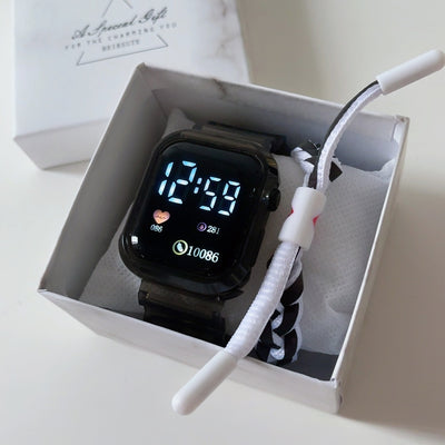 Reloj Digital LED de Pantalla Cuadrada - Image 6