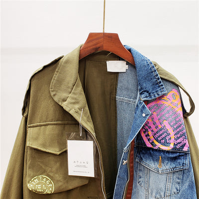 Chaqueta de Mezclilla con Costuras de Contraste - Image 4