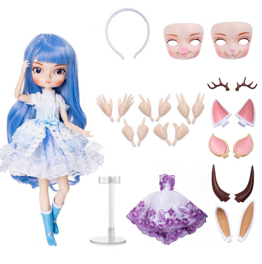 Muñeca Articulada BJD Europea y Americana de Resina - Image 4