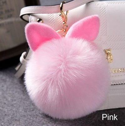 Llavero de Peluche Colorido Conejo - Image 10