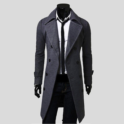 Abrigo Trinchera Clásico para Hombre - Image 4