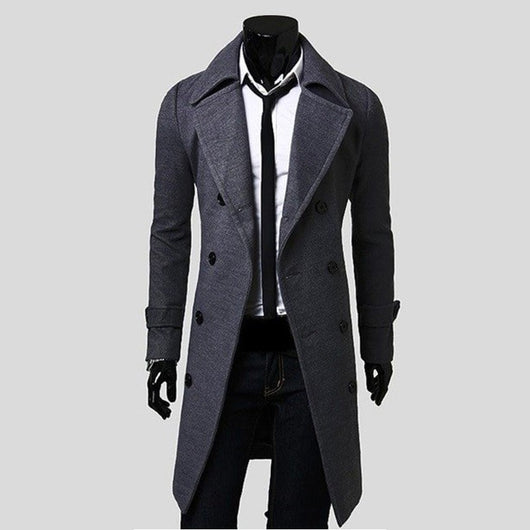 Abrigo Trinchera Clásico para Hombre - Image 4