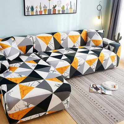 Funda de Sofá Elástica con Estampado Caleidoscopio Moderno - Image 32