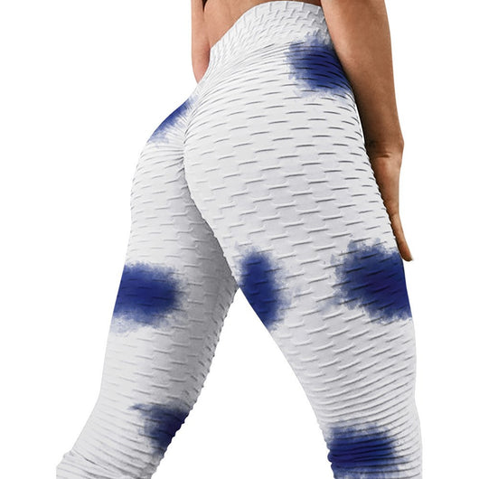 Pantalones de Chándal Tie-Dye Cintura Alta y Ajustados - Image 5