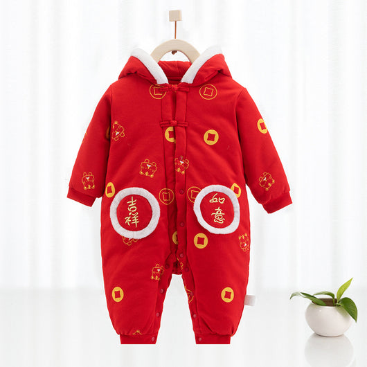 Pijama Enterizo Cálido de Algodón para Bebé Recién Nacido - Image 31