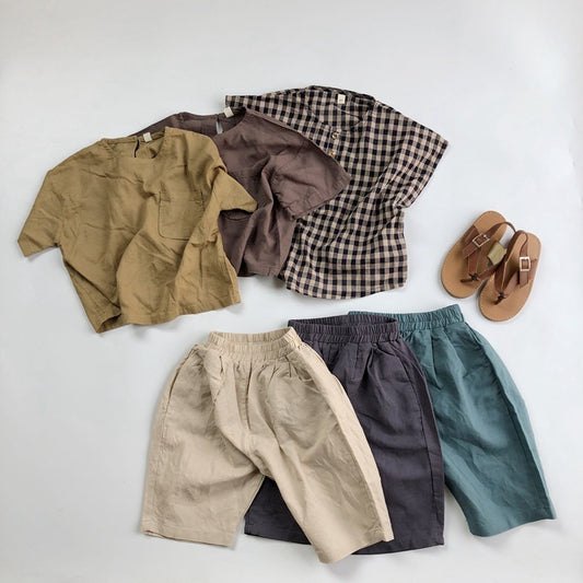 Pantalones de Lino Casual para Niños con Diseño de Rábano - Image 2