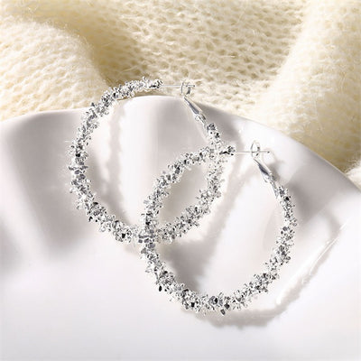 Aretes de Perla Redonda Dorados para Mujer - Image 9