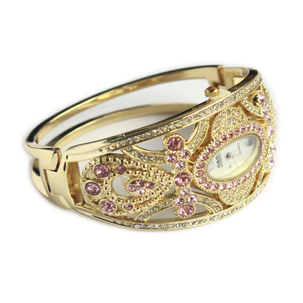 Reloj de Pulsera Cuarzo para Mujer con Diamantes y Diseño Minimalista