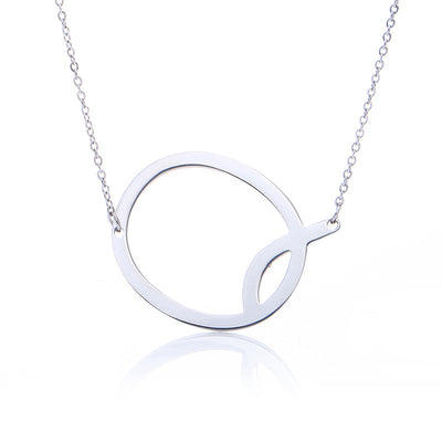 Collar Inicial Acero Inoxidable Chapado en Oro Rosa - Image 71