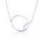 Fabulous Rose Dorado Plated Stainless Steel Initial Letter Pendant Necklace Plateado Q