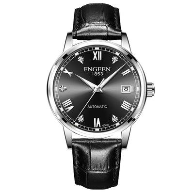 Reloj Automático de Acero Inoxidable Estilo Cinturón Ejecutivo Impermeable con Luminiscencia - Image 16