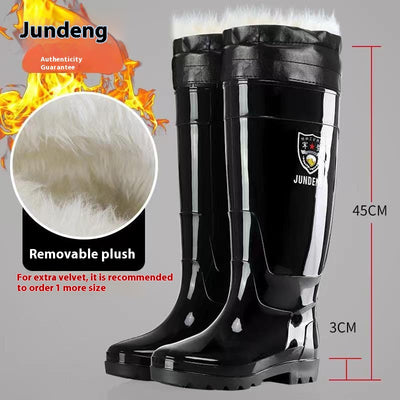 Botas de Lluvia Altas para Hombre - Calzado Impermeable Tubo Largo - Image 7