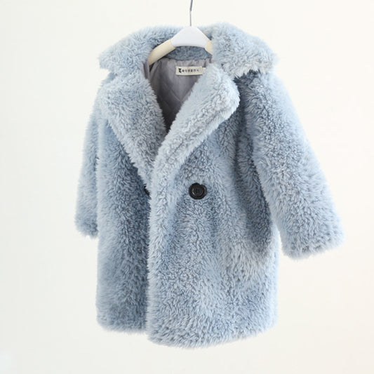 Abrigo de Piel Sintética para Niños - Colección Otoño Invierno