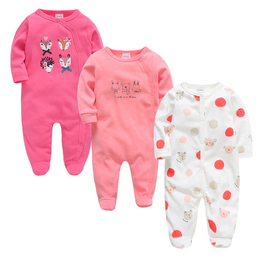 Enterizo Infantil de Manga Larga Estampado - Primavera y Otoño - Image 24