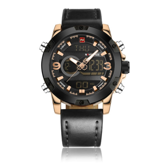 Reloj Deportivo Militar Digital para Hombre con Correa de Cuero - Image 6