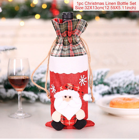 Calcetines Navideños para Botellas de Vino - Image 6