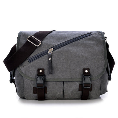 Bolsa de Lona para Hombre con Correa de Hombro