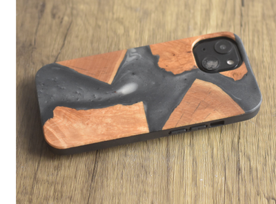 Funda para Móvil de Madera y Resina | Protección Anticaídas con Grano Único - Image 8