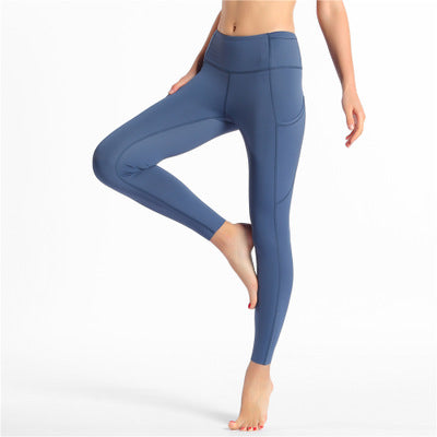 Pantalones de yoga con estampado y tela elástica - Image 10