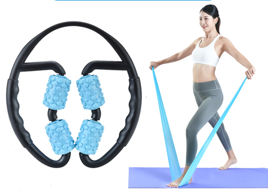 Rodillo Masajeador Multiusos 4 Ruedas para Relajación Muscular y Tonificación Corporal - Image 16