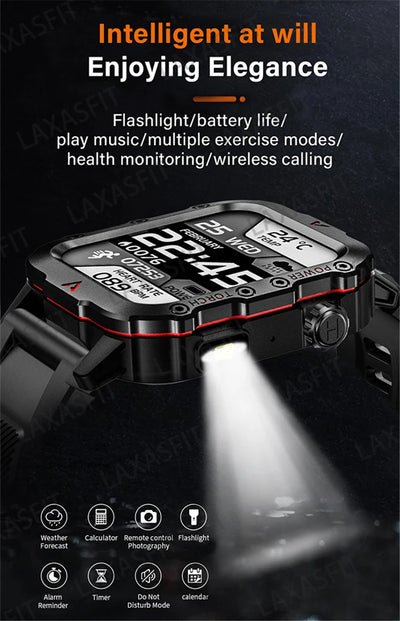 Reloj Inteligente con Llamadas Bluetooth para Deportes al Aire Libre - Image 14