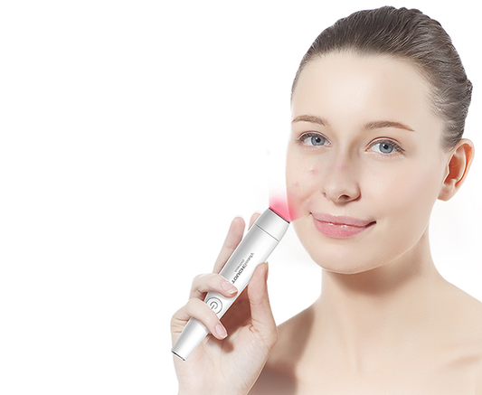 Dispositivo LED Anti-acné con Luz Roja y Azul para Limpieza y Rejuvenecimiento Facial - Image 2