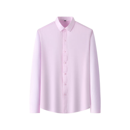Camisa Elástica de Talla Grande para Hombre de Manga Larga - Image 10