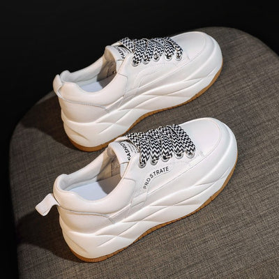 Zapatillas Deportivas Casuales para Mujer con Suela Gruesa y Cordones - Image 11
