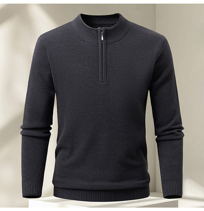 Suéter Pullover Tejido con Cierre Medio para Hombre - Image 22