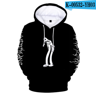 Sudadera con Capucha 3D Estampado Digital Rapero - Modelo Otoño Invierno - Image 4