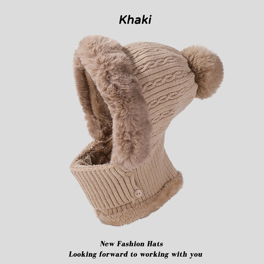 Conjunto Tejido Gorro y Bufanda con Forro Polar - Image 10