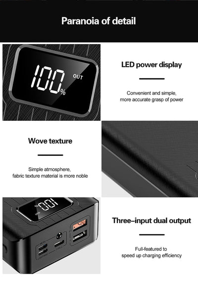 Batería Externa 30000 mAh - Carga Rápida para Múltiples Dispositivos - Image 21