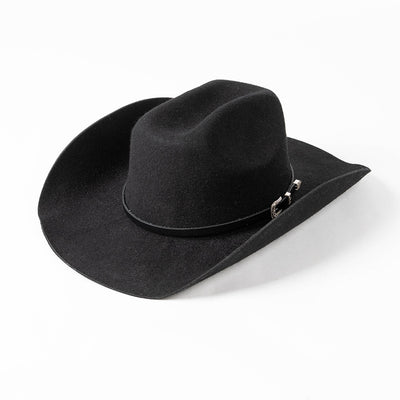 Sombrero Vaquero de Ala Ancha con Hebilla y Lana Pura - Image 5