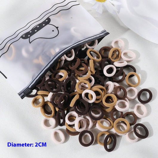 Set de 100 Bandas Elásticas Infantiles sin Tirones - Colores Pastel Suave - Image 36