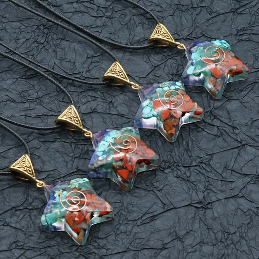Colgante de Cristal Curativo Reiki con Piedra Natural para 7 Chakras - Image 41