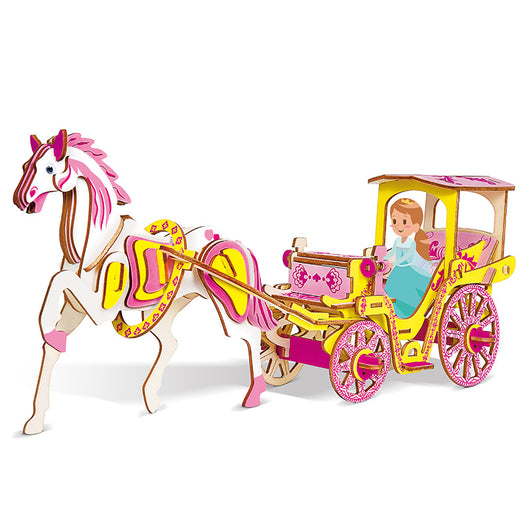Modelo de Auto 3D de Madera - Puzzle Educativo Armable para Niños - Image 30