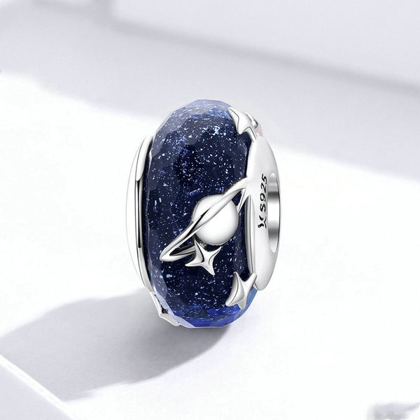 Cuentas de Cristal Facetadas Azul Interestelar - Abalorios Sueltos Premium