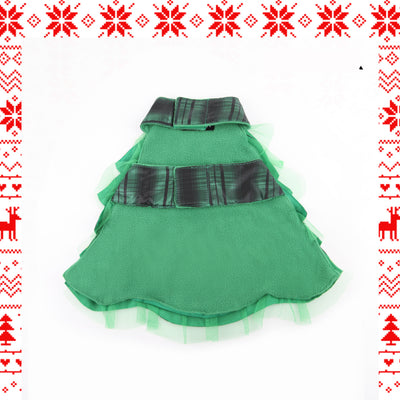 Disfraz Navideño para Gatos - Capa de Árbol con Gorro de Estrella - Image 8