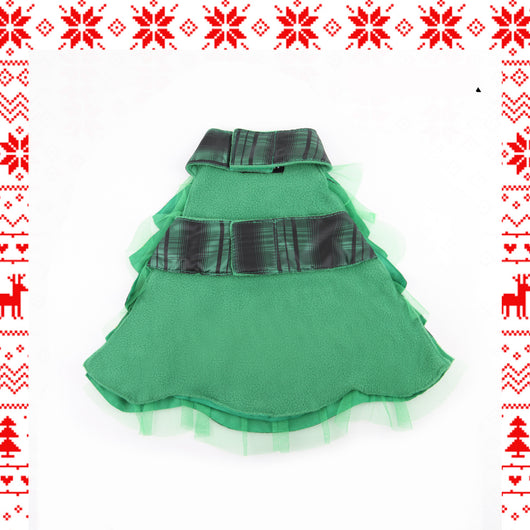 Disfraz Navideño para Gatos - Capa de Árbol con Gorro de Estrella - Image 8