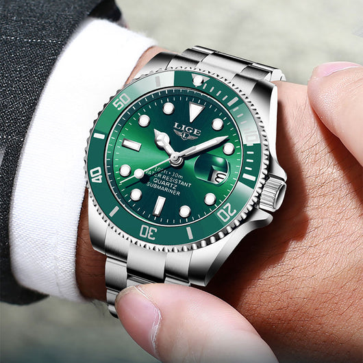 Reloj de Cuarzo para Hombre Elegante Resistente al Agua - Image 3