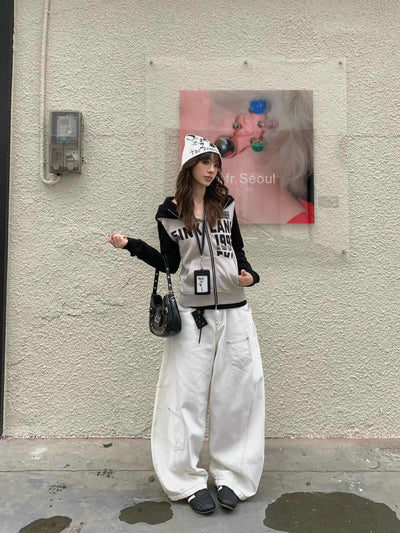 Sudadera Estampada con Letras Ajustada para Mujer - Image 6